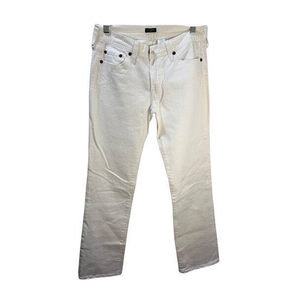 J.Crew Womens White Denim Jeans Size 0 Cotton/Spandex - Picture 1 of 6